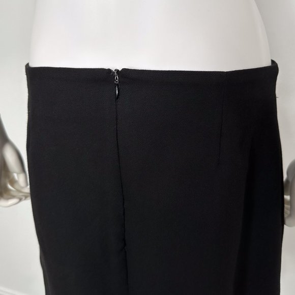 Zara Basic A-Line Mini Skirt Zip Front Pockets in Black Women’s Size M - Picture 7 of 10